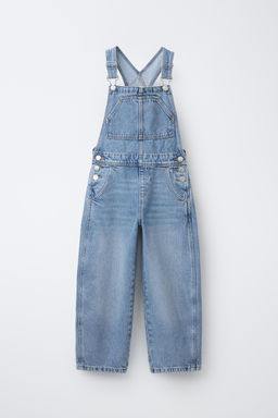 PETO DENIM LARGO / Azul claro - Zara фото 4
