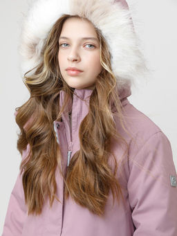 ВК 38107/10 ГР пальто для дев - Crockid фото 3