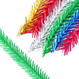 Цена за 50 шт. Мишура новогодняя «Ёлочка» двойная, d-2 см, L-200 см, МИКС