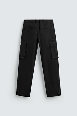 RELAXED FIT CARGO TROUSERS - Zara фото 7