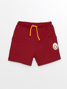 Beli Lastikli Galatasaray Bask?l? Erkek Bebek ?ort