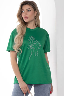 Футболка с вышивкой - Lt collection фото 6