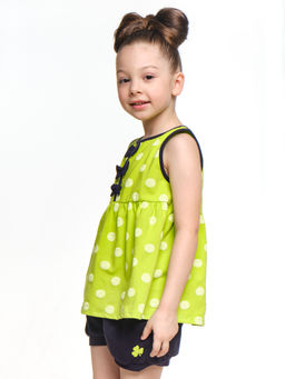 Футболка для девочки UD 1468 салатовый - Mini maxi фото 4