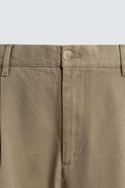 PANTAL?N CHINO RELAXED FIT PLIEGUES / Beige - Zara фото 8
