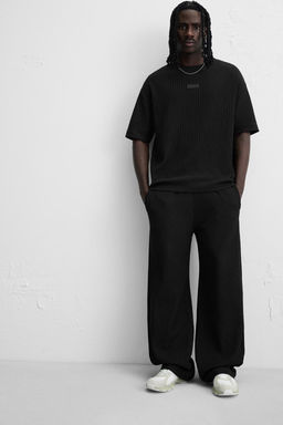VERTICAL TEXTURED JOGGERS - Zara фото 5