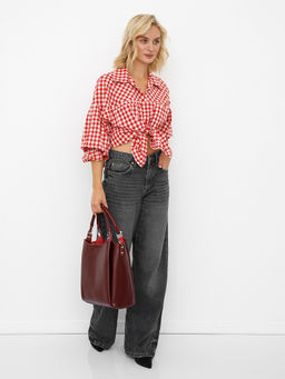 Сумка 1013M wine red Polina&Eiterou