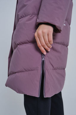 Пуховик Длинный Фиолетовый