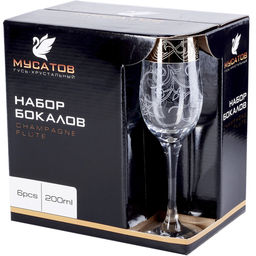 MS160-04 Набор 6-ти бокалов д/шампан. Шарм (х8) - Mayer&boch фото 2