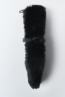 LIMITED EDITION FAUX FUR BALLET FLATS - Zara фото 8