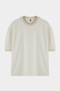 Футболка Trendyolmilla boxy экрю