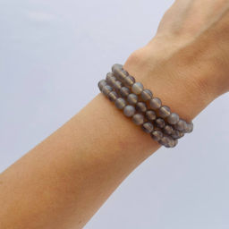 Бусины для украшений из серого Агата 38 см