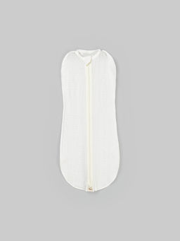 Пеленка-кокон Молоко из ажурного хлопка 0+ - Bungly фото 7