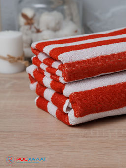 Полотенце махровое пестротканое жаккардовое полоса 7194(2) 45х90
