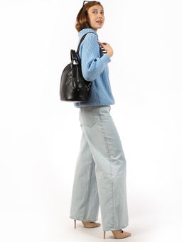 LACCOMA рюкзак Кэрри-L815-черный эко кожа хлопок