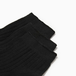 Носки женские KAFTAN Base, набор 3 пары, размер 36-39 (23-25 см) черный