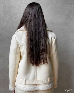 Дубленка Элора (бежевый)* - Nadi bordo фото 7