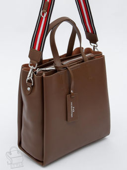 Сумка женская кожаная 6062L caramel Polina&Eiterou