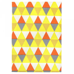 "Скандинавия, желтый" Скатерть 220х145см, длина стола до 180см, на 8-10 персон, хлопок "Премиум" 186г/м2, "Домашняя мода" (Россия)