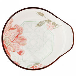 Символ любви Салатник фарфоровый 180мл, 12,6х10,8х3,9см, с деколью, отводка (Китай)