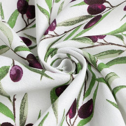 Скатерть Доляна Olives 149×180 см, 100% хлопок, рогожка 164 г/м²