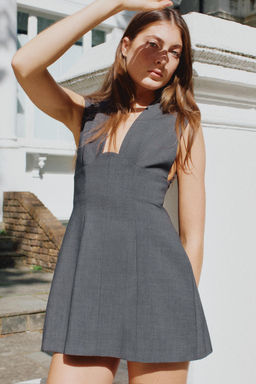 SHORT V-NECK DRESS - Zara фото 2