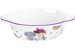 Жюльенница-кокотница 250 мл 16*10*8 см Лаванда с крышкой, NEW BONE CHINA - Elan gallery фото 5