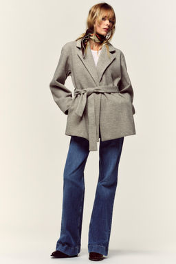SOFT BLAZER WITH BELT