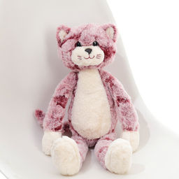 Мягкая игрушка Кот, 50 см, цвет вишнёвый