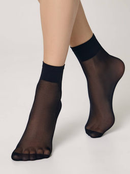 Цена за 2 пары. Носки Удлиненные CONTE Носки Solo 40 (2 пары) nero