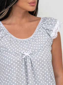 Ночная сорочка женская, цвет серый