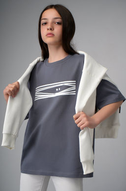 Детская футболка оверсайз Happyfox