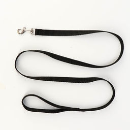 Комплект Базис, поводок 120 х 1,5 см, ОГ 32-46 см, чёрный - Пижон фото 4