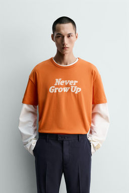 HARRY LAMBERT FOR ZARA X DISNEY SLOGAN PRINT T-SHIRT фото 2