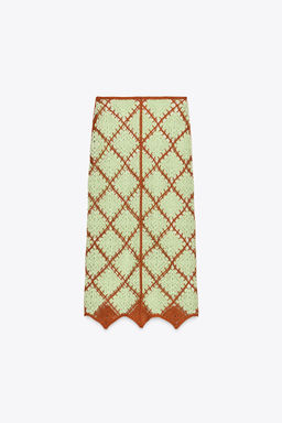 CROCHET MIDI SKIRT - Zara фото 2