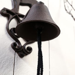 Колокол настенный чугун «Собака», декор, 24×10×13.5 см