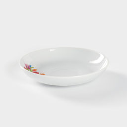 Блюдце Добрушский завод «Майский букет», d=15 см, фарфор, белое