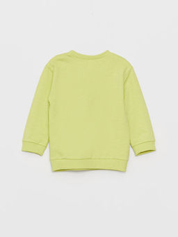 Bisiklet Yaka Bask?l? Uzun Kollu Sweatshirt - Waikiki фото 2