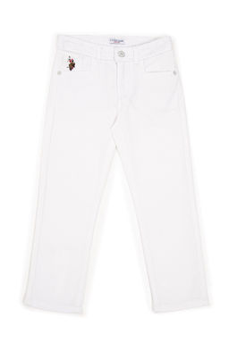 U. S. Polo Assn Белые брюки из плотной ткани для мальчика - U.s. polo assn фото 6