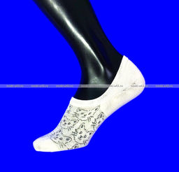 Цена за 10 пар. Зувей следки женские короткие с силиконом КОШЕЧКИ