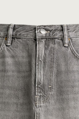 BERMUDA DENIM LOOSE FIT / Gris - Zara фото 8