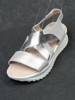 08-PED92-4 SILVER Босоножки (натуральная кожа) - Фабричный китай фото 6