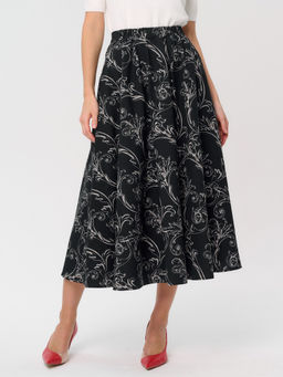 Юбка женская 12421-38003 black - Maxroses фото 3