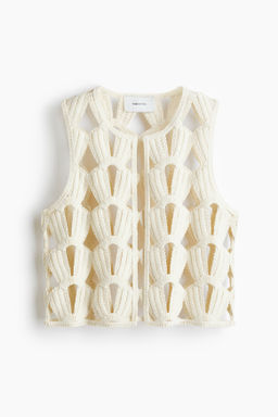 Chaleco efecto crochet