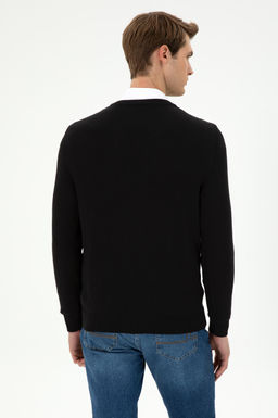 Мужской черный свитер Неожиданная скидка в корзине - U.s. polo assn фото 5