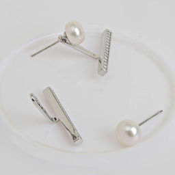 Серьги-пуссеты на гвоздиках арт. 13 3412 (id 275136) - Rada фото 2