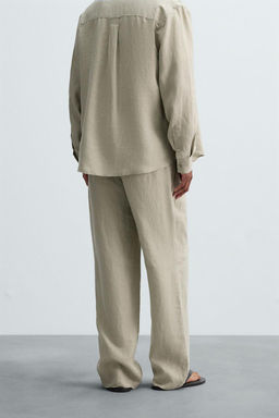 100% LINEN TROUSERS - Zara фото 3