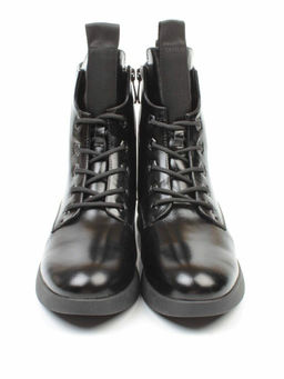 01-CH6315-21B100M BLACK Ботинки демисезонные женские (натуральная кожа, байка) - Фабричный китай фото 12