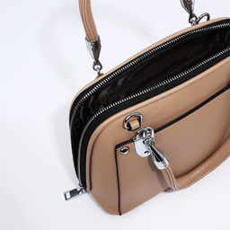 Сумка-саквояж на молнии, цвет бежевый - Simaland фото 10