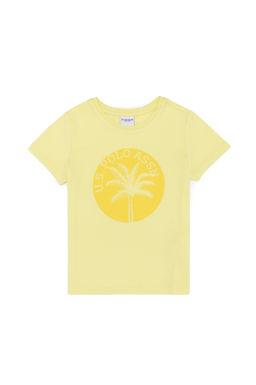 U. S. Polo Assn Детская светло-желтая футболка с круглым вырезом - U.s. polo assn фото 3