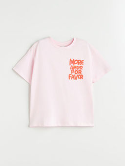 Bisiklet Yaka K?z ?ocuk Ti??rt